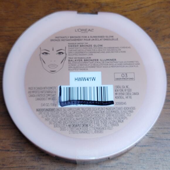 L'Oréal True Match LUMI Bronze It Sunkissed Bronzer for Face Body 03 DEEP✨️NEW✨️ - Picture 4 of 6